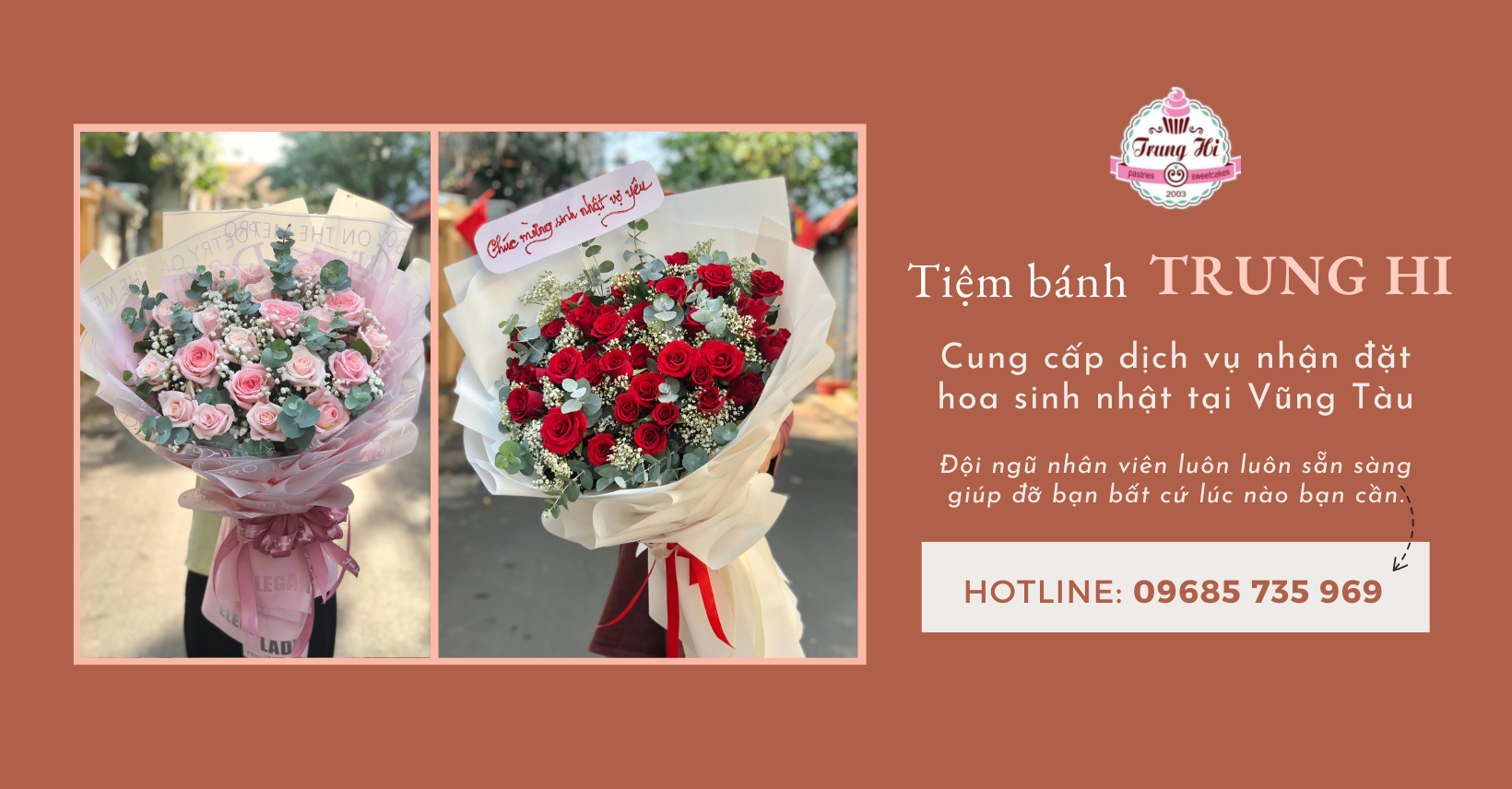 Đặt hoa sinh nhật tại Vũng Tàu